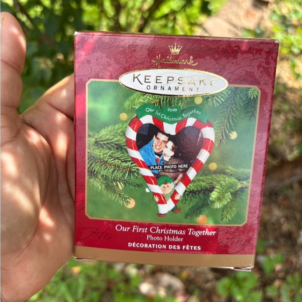 Hallmark Keepsake Ornament with Red and Green Accents